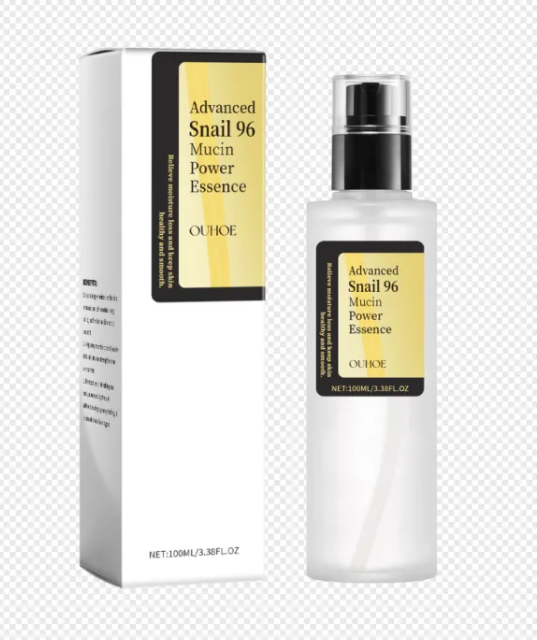 Pump bottle and product box of the MoonDew™ snail mucin essence